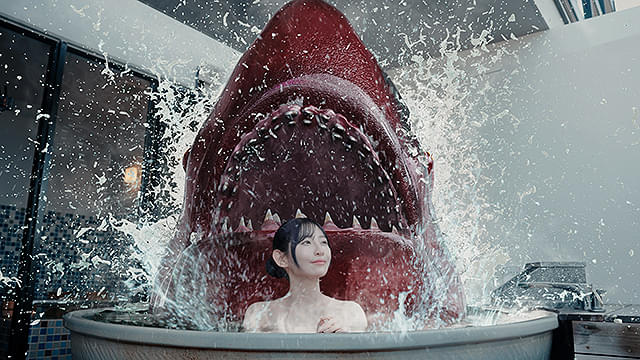 【公開前レビュー】『温泉シャーク2 九州大決戦』（Lv.0）笑って観られる「サメ映画」の、その奥にあるもの